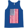 t-rex vintage american flag Tank Top