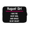 August Girl Laptop sleeve