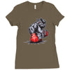 mma bulldog final Ladies Fitted T-Shirt