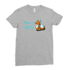 foxy nerd Ladies Fitted T-Shirt