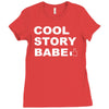 cool story bro Ladies Fitted T-Shirt