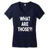 what are those Women's V-Neck T-Shirt