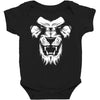 angry lion Baby Bodysuit