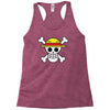 one piece skull Racerback Tank