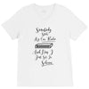 Silence (f94) V-Neck Tee