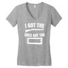 she's got the rack Women's V-Neck T-Shirt