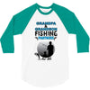 Grandpa And Grandson Fishing Partners For Life 3/4 Sleeve Shirt