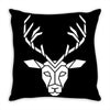 poly deer Throw Pillow