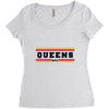Queens Nyc Women's Triblend Scoop T-shirt