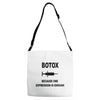 botox expression Adjustable Strap Totes