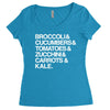 vegan Women's Triblend Scoop T-shirt