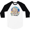polygon bear graphic 3/4 Sleeve Shirt
