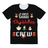 first grade christmas crew All Over Women's T-shirt