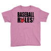 baseball rules Youth Tee