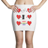 ls lesbian full heart Mini Skirts