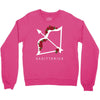 sagittarius rose Crewneck Sweatshirt