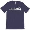 evolution of man' chequered flag classic 912 T-Shirt