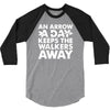 an arrow a day zombie dary 3/4 Sleeve Shirt