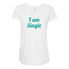 single Maternity Scoop Neck T-shirt