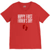happy first fathers day V-Neck Tee