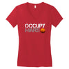 elon musk occupy mars Women's V-Neck T-Shirt