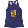 pokemon style dodge ball league Racerback Tank