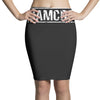 samcro funny retro biker gang sons fancy dress anarchy vintage Pencil Skirts