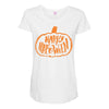happy halloween 4 Maternity Scoop Neck T-shirt