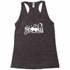 halloween spooky Racerback Tank