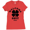 Welcome To The Shit Show Ladies Fitted T-Shirt
