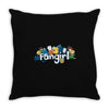 thunder and lightning Throw Pillow