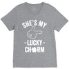 she's my lucky charm V-Neck Tee