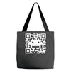 space alien qr code Tote Bags