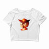brid funny logo Crop Top