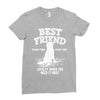 Best Friend Golden Ladies Fitted T-Shirt