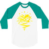 eryctriceps limited edition gold foil t shirt 3/4 Sleeve Shirt