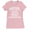 Smartass May Girl Ladies Fitted T-Shirt