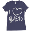 i love glasto (2) Ladies Fitted T-Shirt