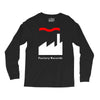 factory records   retro record label   mens music Long Sleeve Shirts