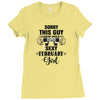 sorry this guy is already taken by a super sexy  february girl Ladies Fitted T-Shirt