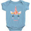 birthday unicorn family series sister Baby Bodysuit