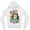 snore loops Zipper Hoodie