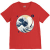 the great wave off sound V-Neck Tee