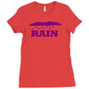 rain Ladies Fitted T-Shirt