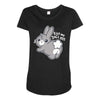 soft ass Maternity Scoop Neck T-shirt