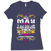 i am a may women Ladies Fitted T-Shirt