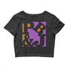 pb&amp;j vectorized Crop Top