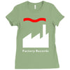 factory records Ladies Fitted T-Shirt