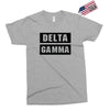 Delta Gamma Black Exclusive T-shirt