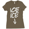 ice ice baby Ladies Fitted T-Shirt